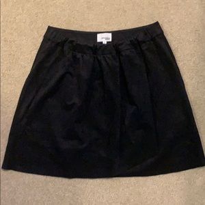 Wilfred Free suede black elastic waist skirt